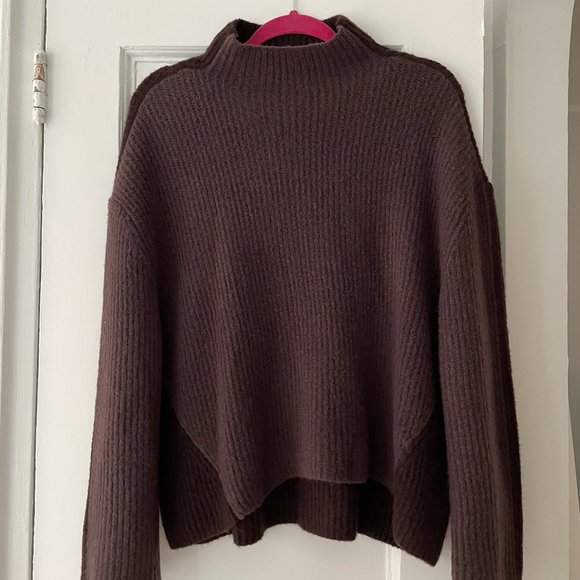 Prologue | Two-Toned Brown Oversized Sweater | Size: S - Picture 1 of 2